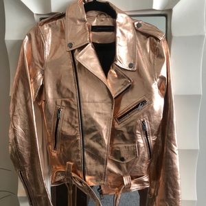 Z A R A  L E A T H E R  J A C K E T